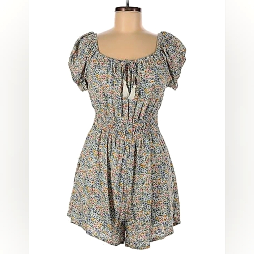 American Eagle Floral Romper